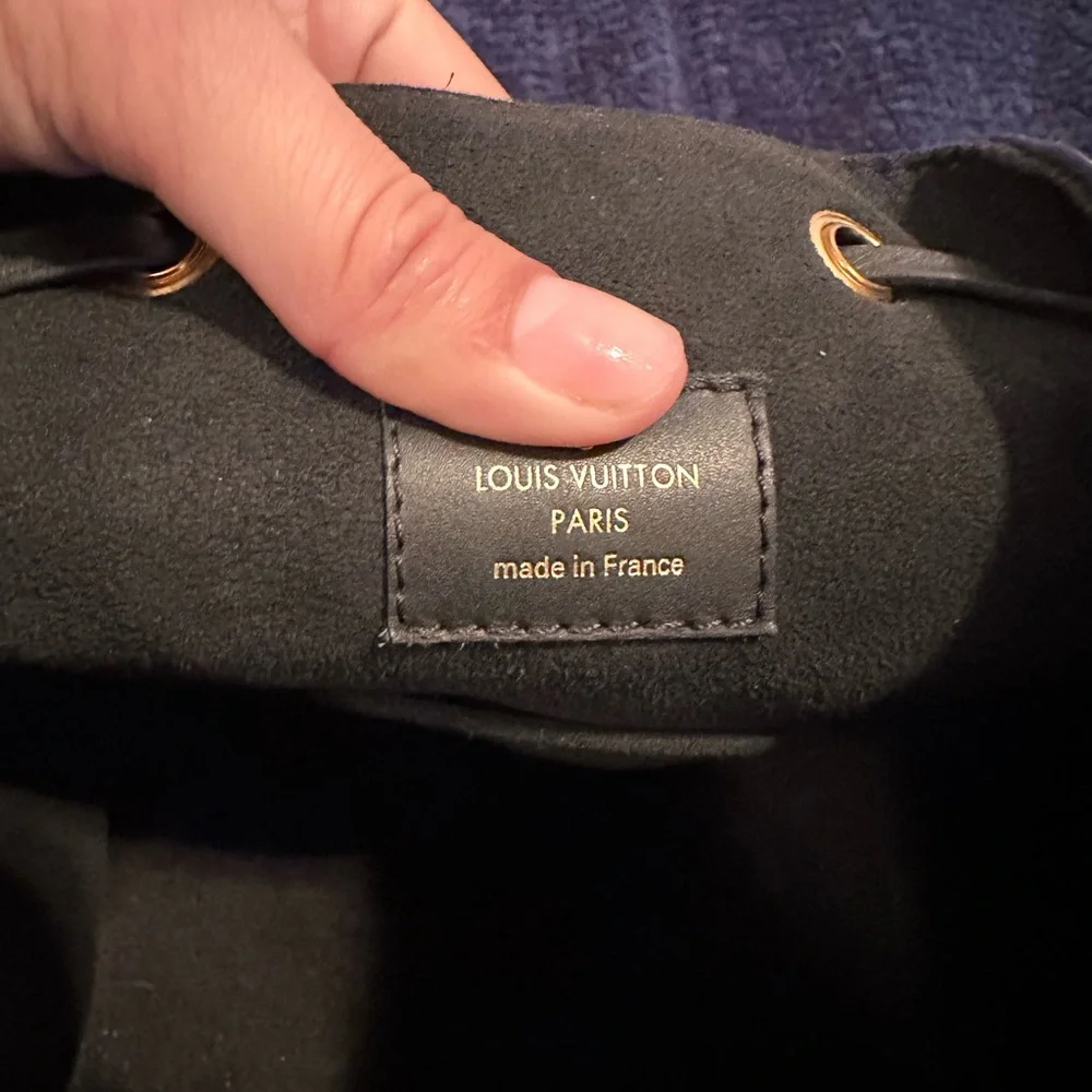 Louis Vuitton Black Leather Backpack - Picture 3 of 5